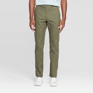Goodfellow & Co -  Men's Mid Rise Slim Leg Slim Strai Paris Green